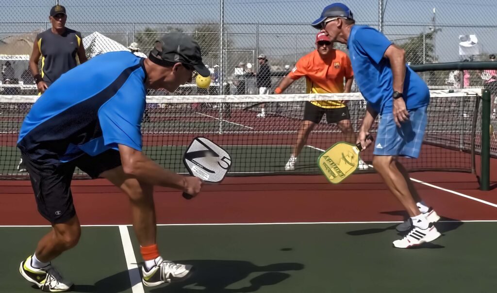 Hard shot in Pickleball