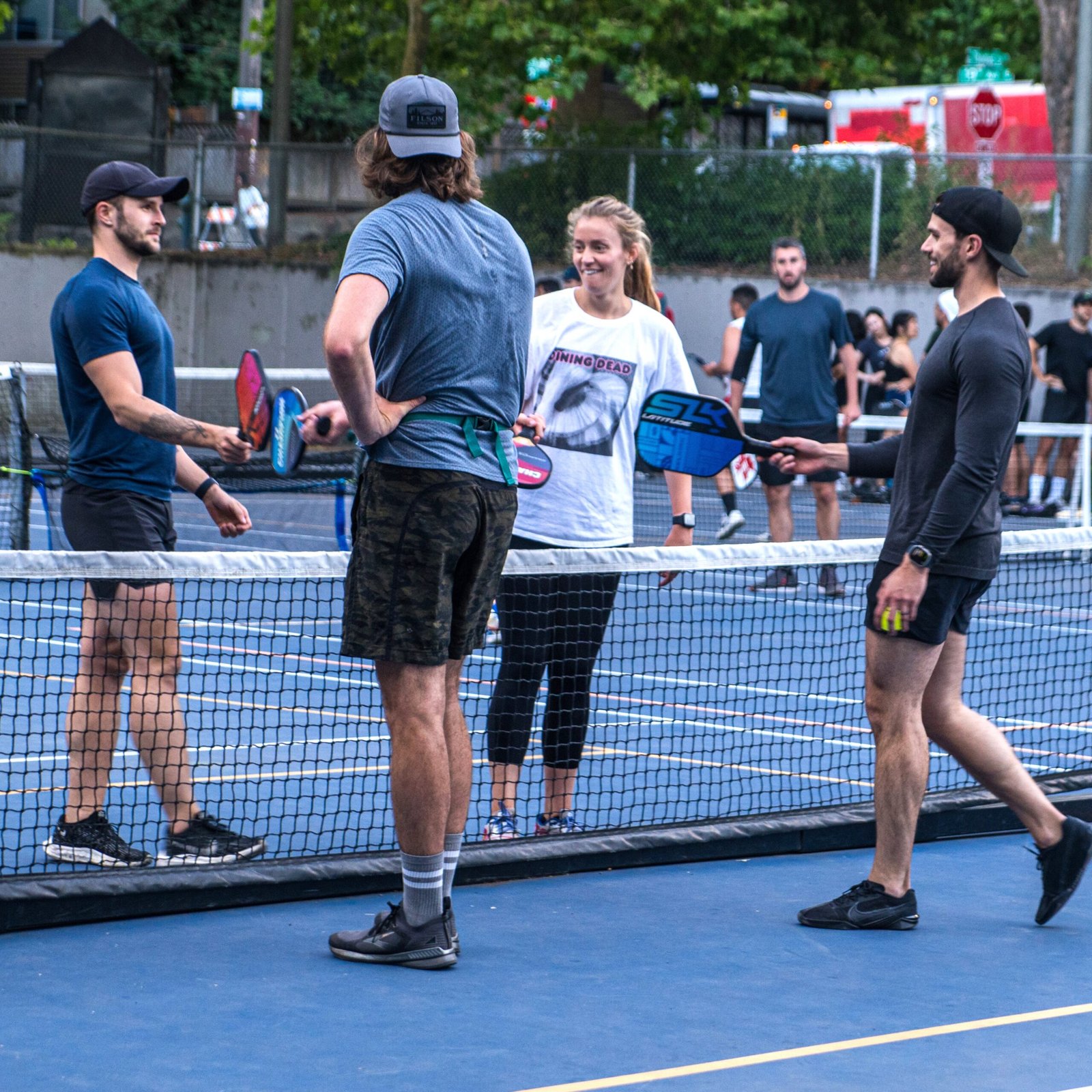 Pickleball game fun